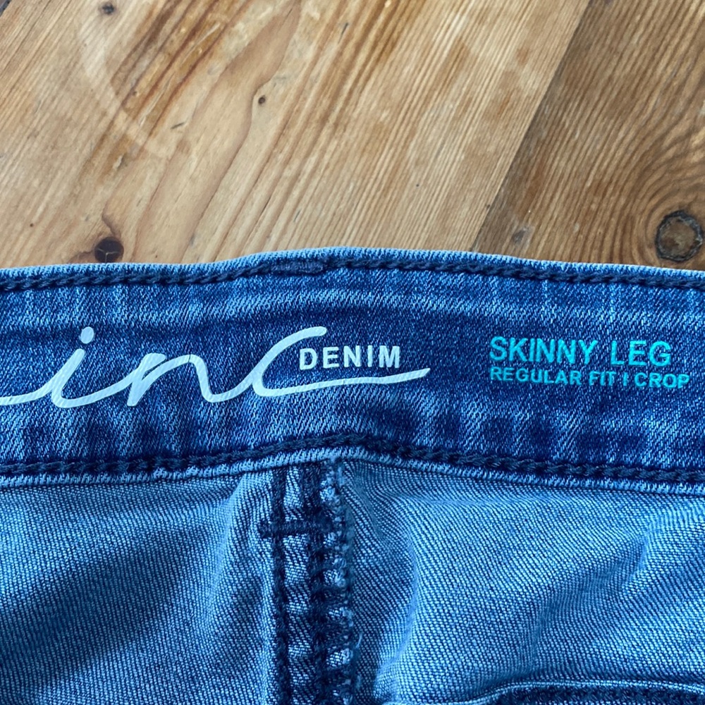 Inc Jeans ruffle hem